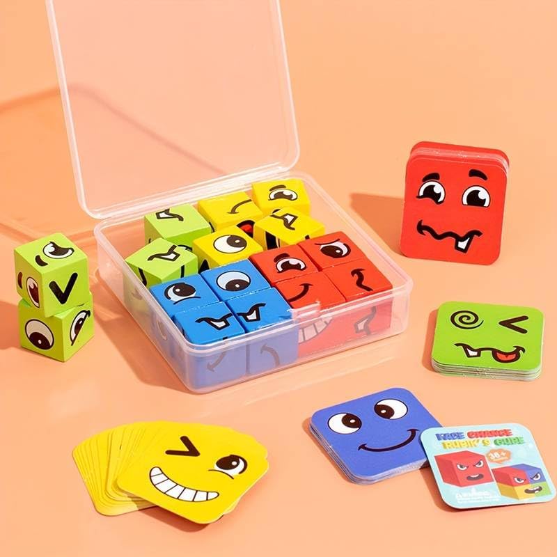 Face Changing Cube Puzzle